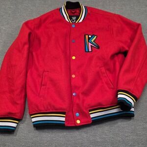 Switch Remarkable Red Ultimate KING Varsity Jacket Mens XL Letterman Streetwear